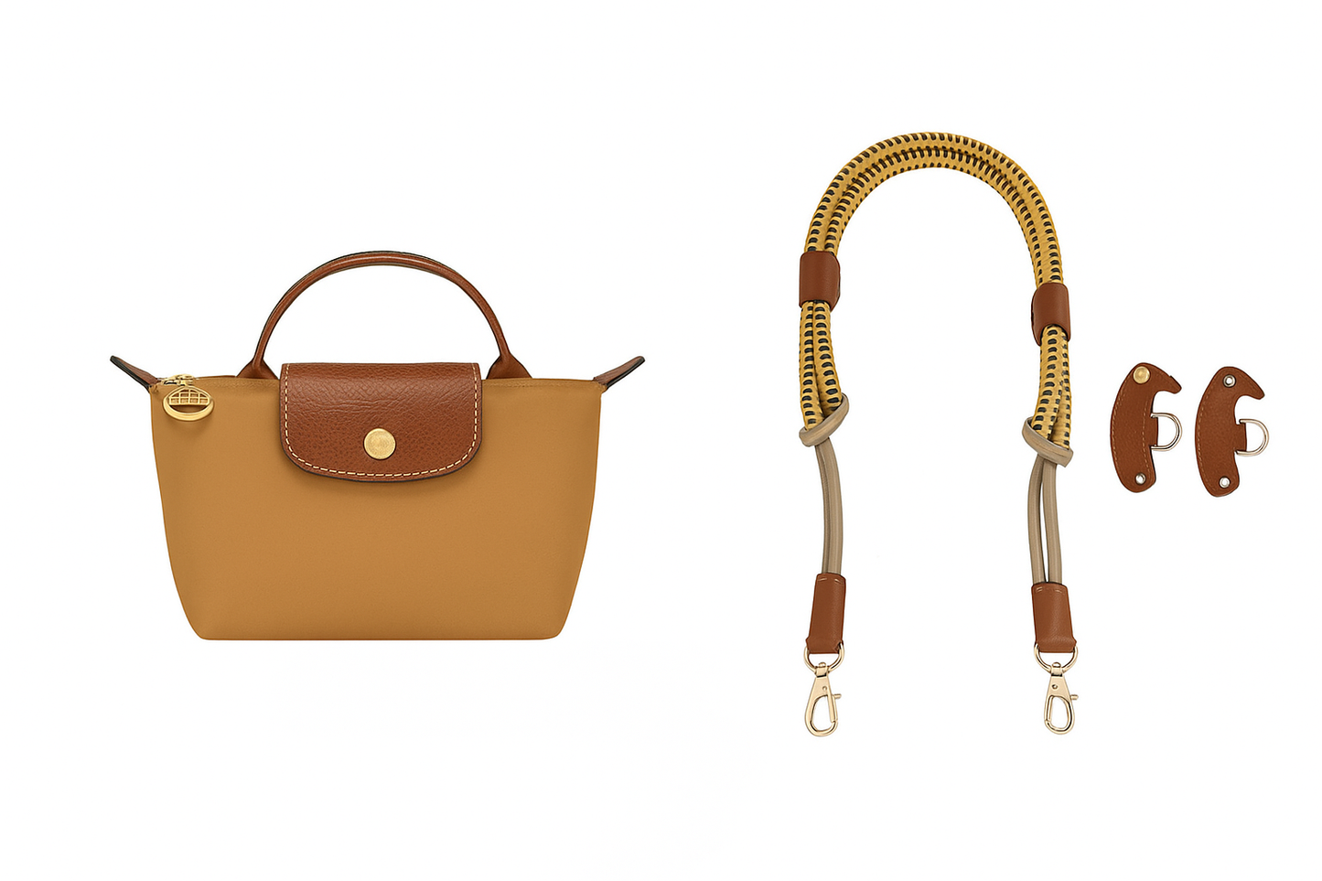 Reconstructed Shoulder Strap for Longchamp