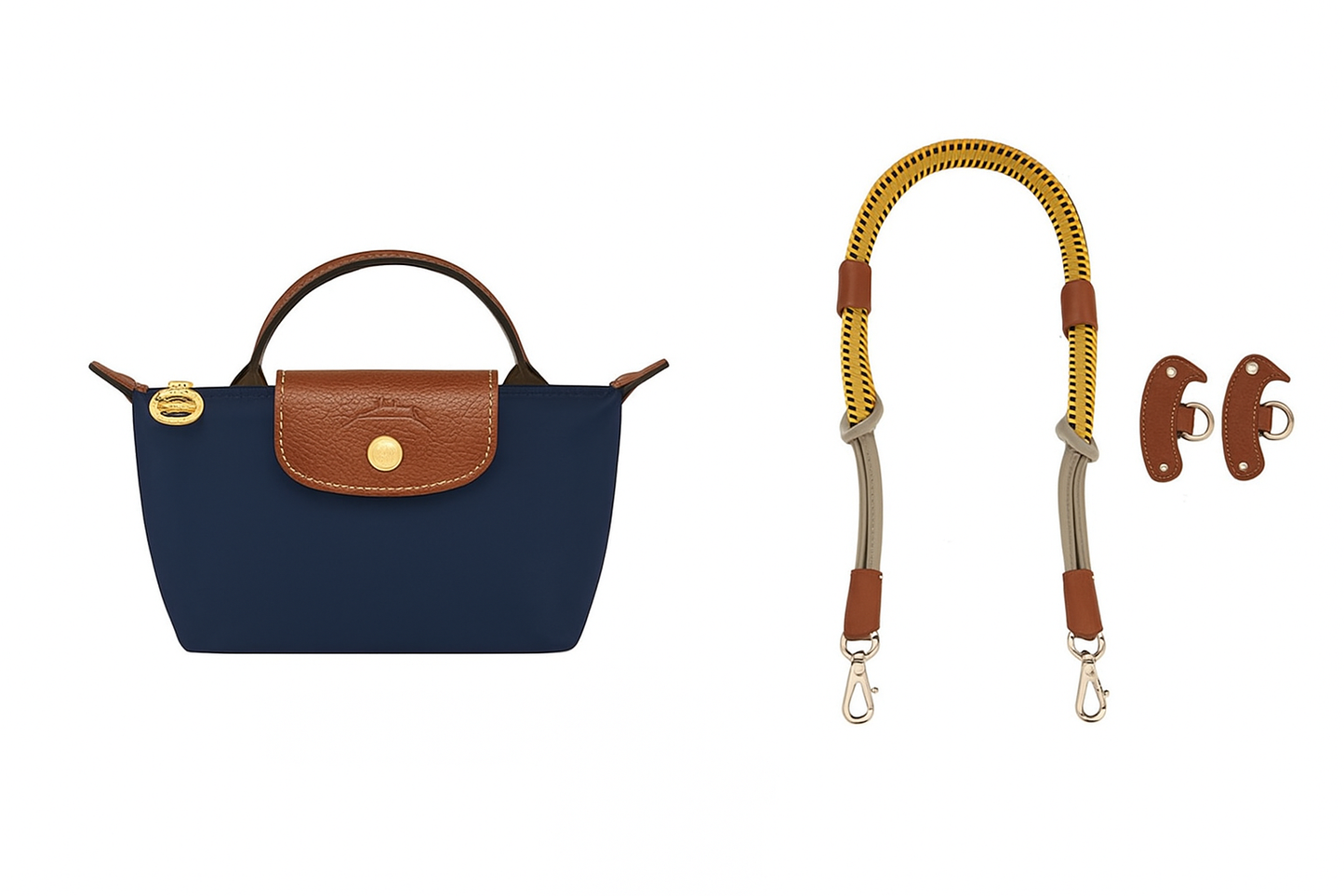 Reconstructed Shoulder Strap for Longchamp