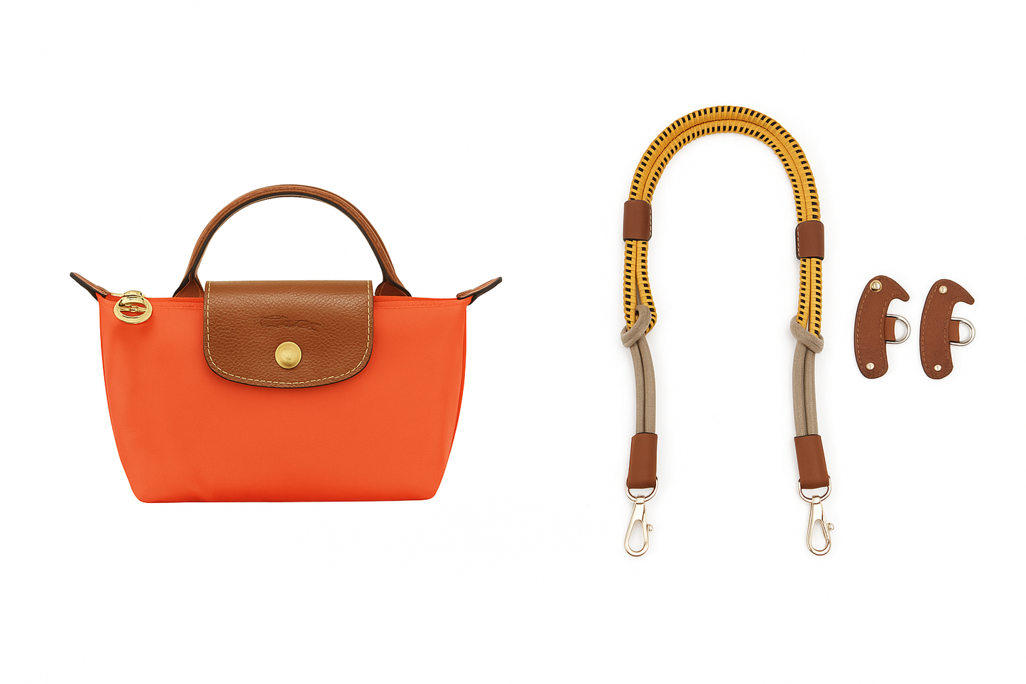Reconstructed Shoulder Strap for Longchamp