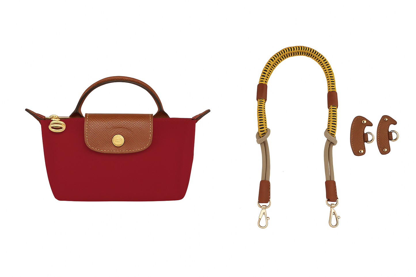 Reconstructed Shoulder Strap for Longchamp