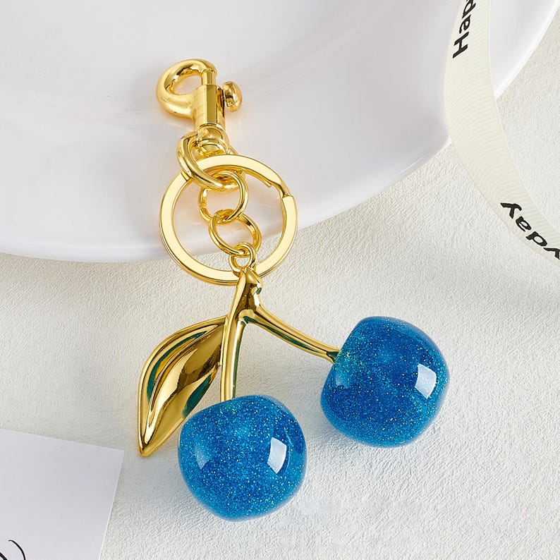 Cute Cherry Keychain